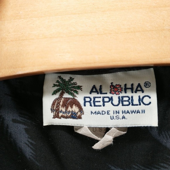 Aloha Republic Men's Button-Up Shirt Multi 3XL Short Sleeve Parrot Hawaiian - Picture 9 of 13